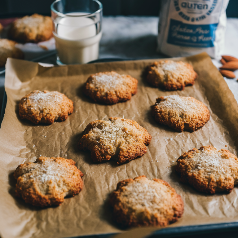 Biscoitos de Amêndoa e Coco Sem Glúten – Perfeitos para um Lanche Saudável!