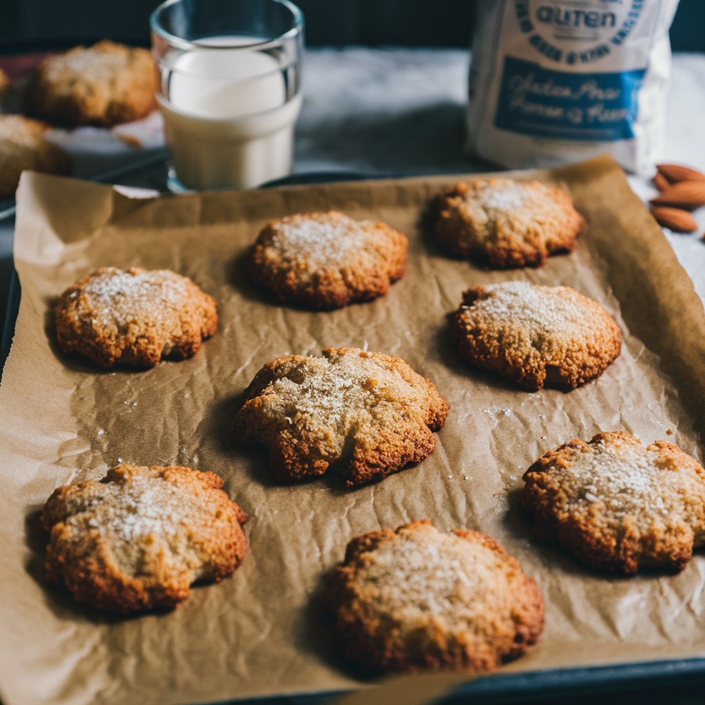 Biscoitos de Amêndoa e Coco Sem Glúten