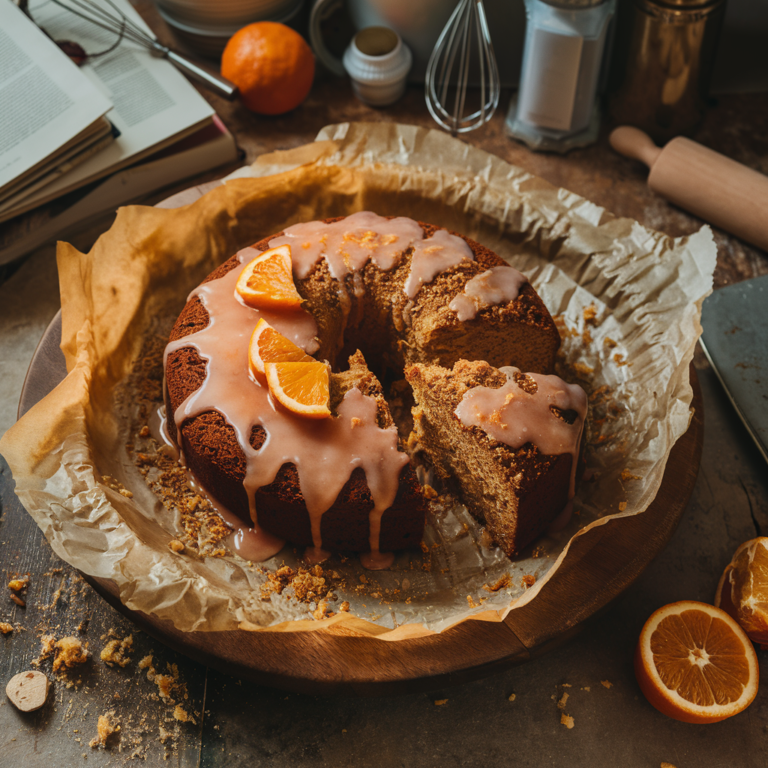 Bolo de Amêndoa e Laranja sem Glúten – Uma Sobremesa Suave e Aromática!