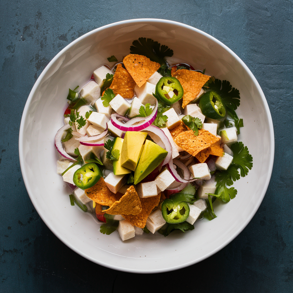 Ceviche de Coco Sem Glúten