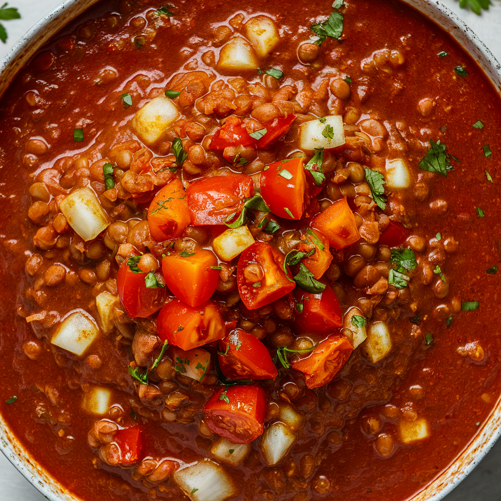 Curry Vegano de Lentilhas