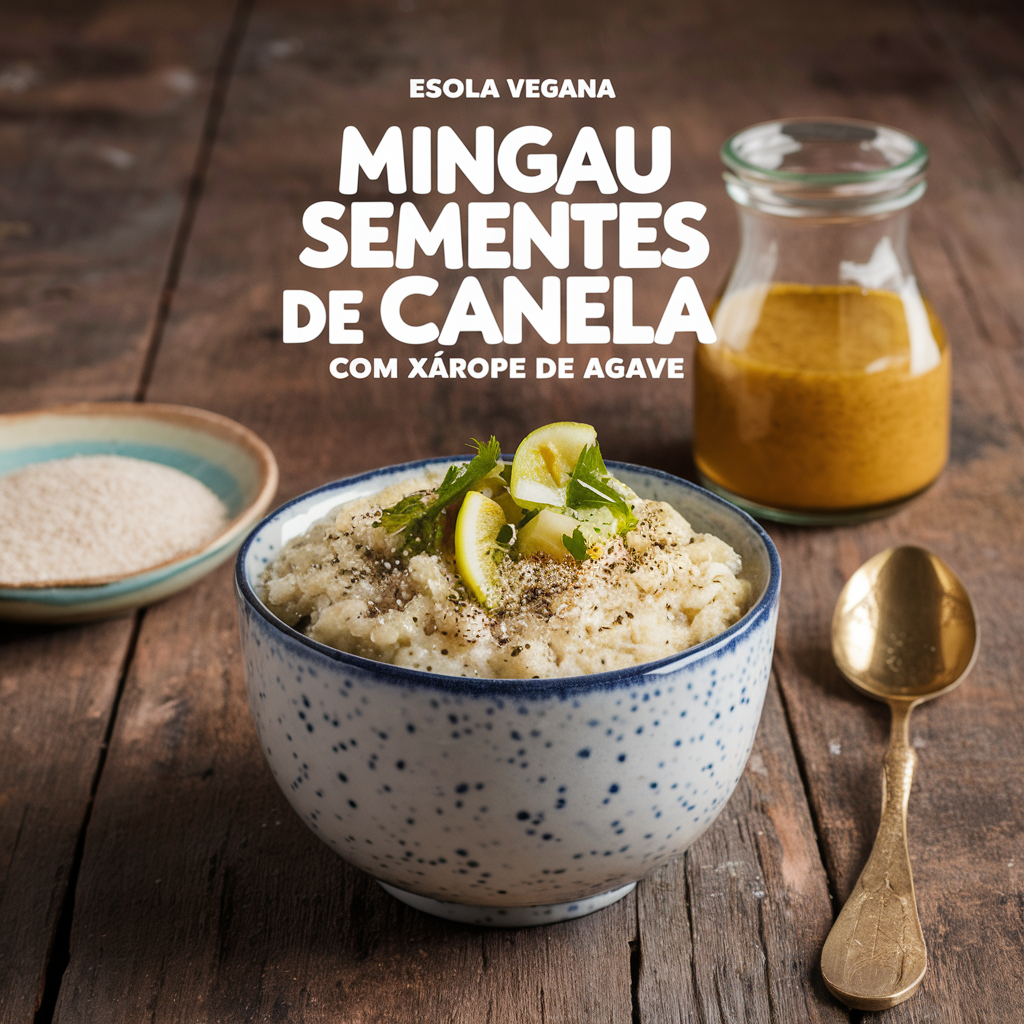 Mingau de Sementes de Chia e Canela Sem Glúten