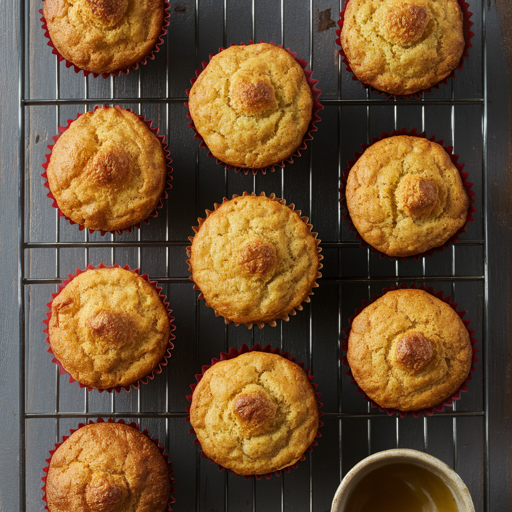 Muffins de Canela e Noz-Pecã Sem Glúten