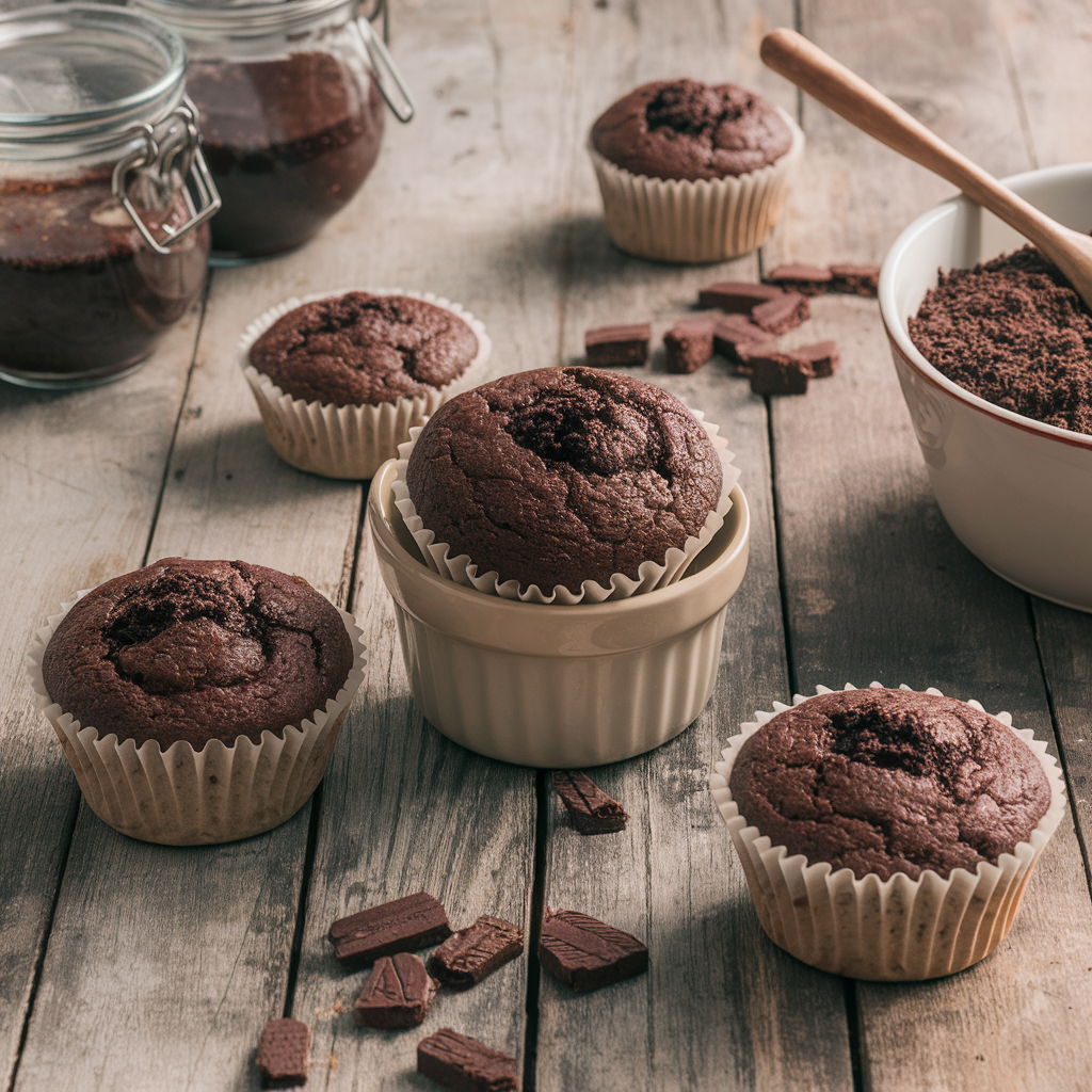 Muffins de Chocolate Sem Glúten