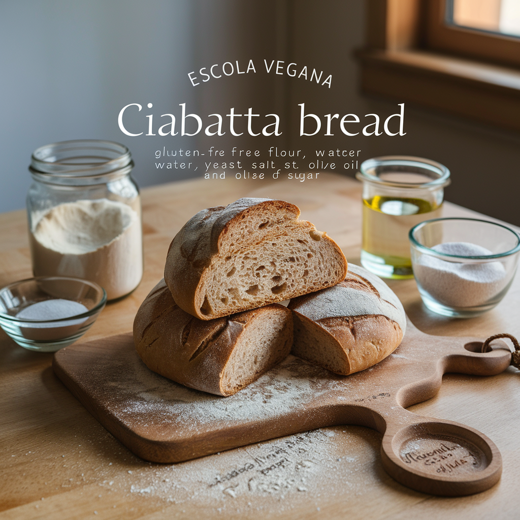 Pão Ciabatta Sem Glúten