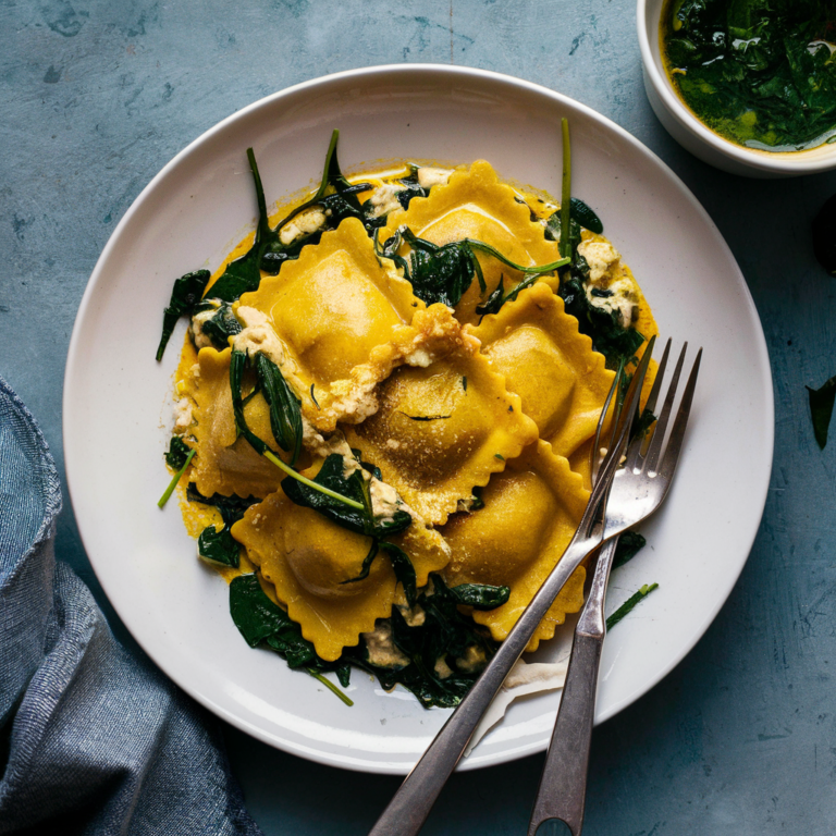 Ravioli Vegano de Abóbora Sem Glúten – Uma Fusão de Sabores Delicados!