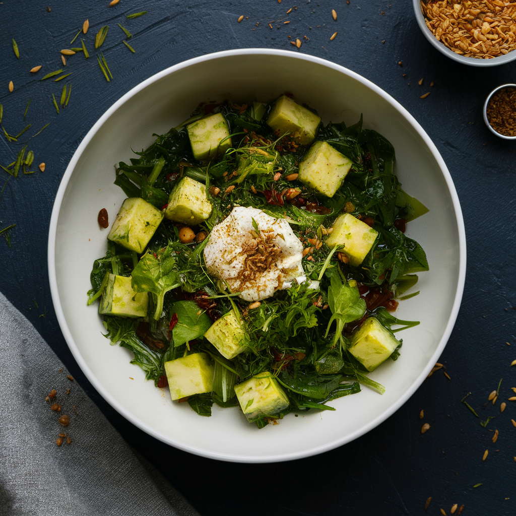 Salada de Espinafre com Abacate e Nozes – Refeição Nutritiva para Emagrecer!