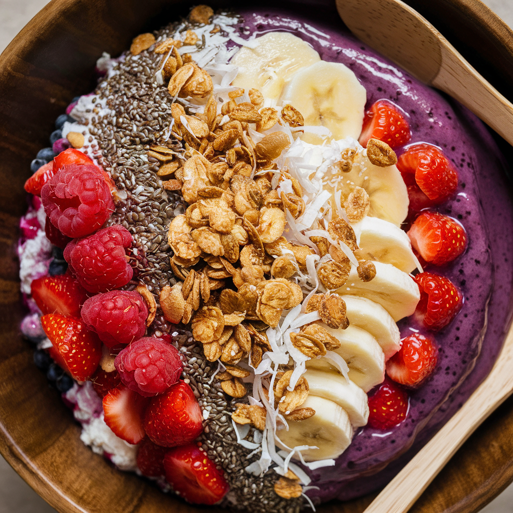 Smoothie Bowl Energizante de Açaí – Comece o Dia com Pura Vitalidade