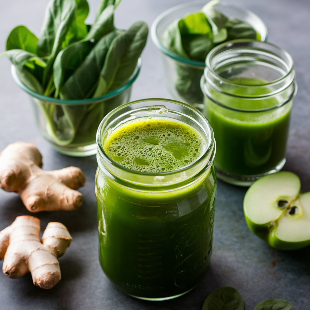 Suco Verde Revigorante Sem Glúten