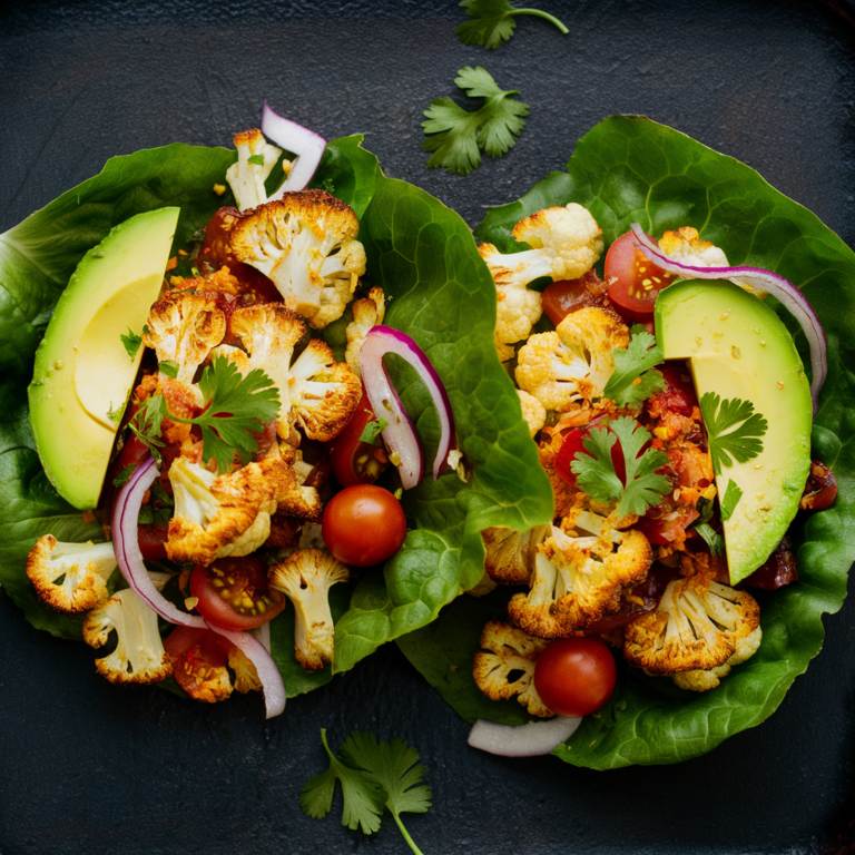 Tacos de Couve-flor e Abacate sem Glúten – Uma Refeição Colorida e Saborosa!