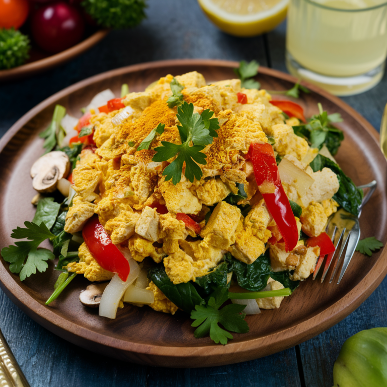 Tofu Mexido Sem Glúten – Um Café da Manhã Vegano Rico em Proteínas!