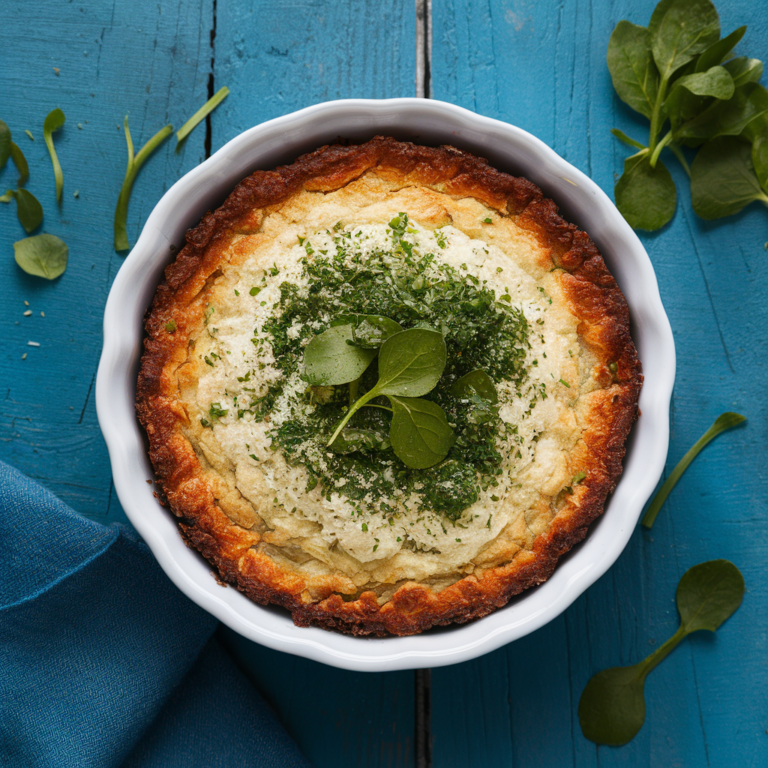 Torta de Espinafre e Tofu de Liquidificador Sem Glúten – Perfeita para um Lanche Saudável!