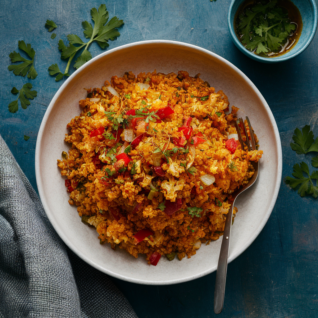 Arroz de Couve-flor Picante Low Carb