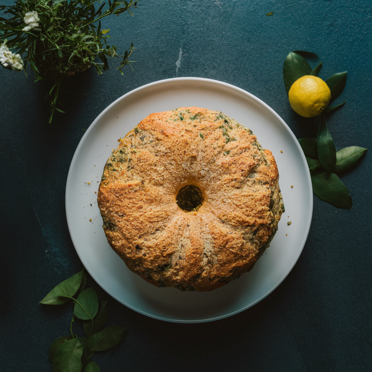 Bolo de Amêndoas e Limão Low Carb – Leveza e Sabor em Cada Fatia!