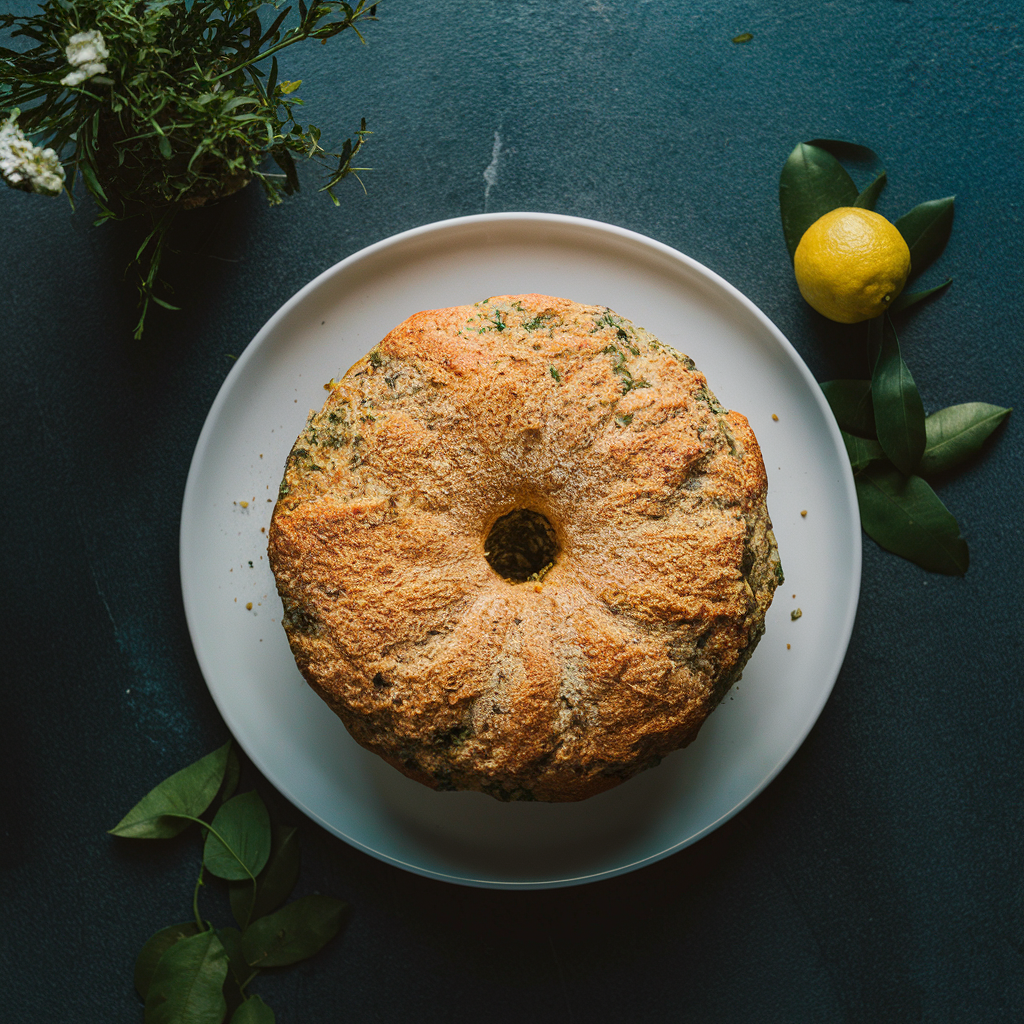 Bolo de Amêndoas e Limão Low Carb