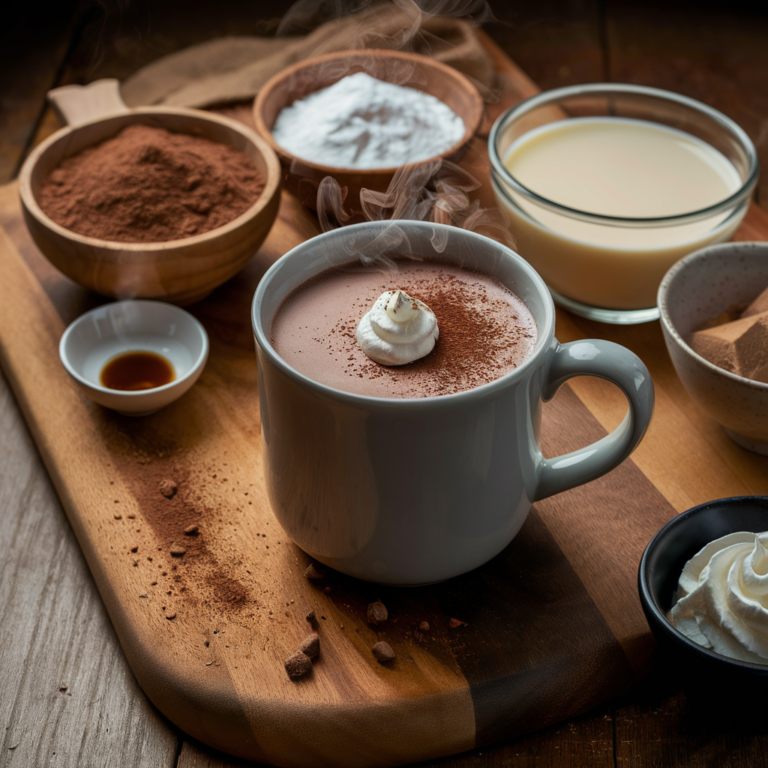 Chocolate Quente Cremoso Low Carb – Aconchego e Sabor em Cada Gole!