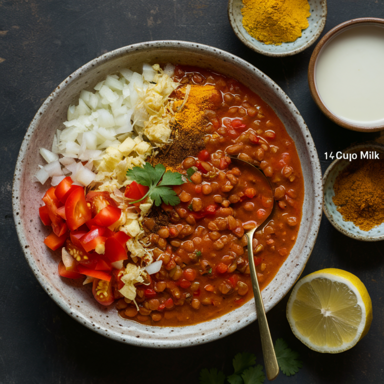 Curry de Lentilha Vermelha Low Carb – Um Toque Exótico na Sua Mesa!