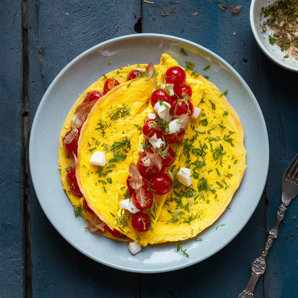 Omelete Vegano e Sem Glúten