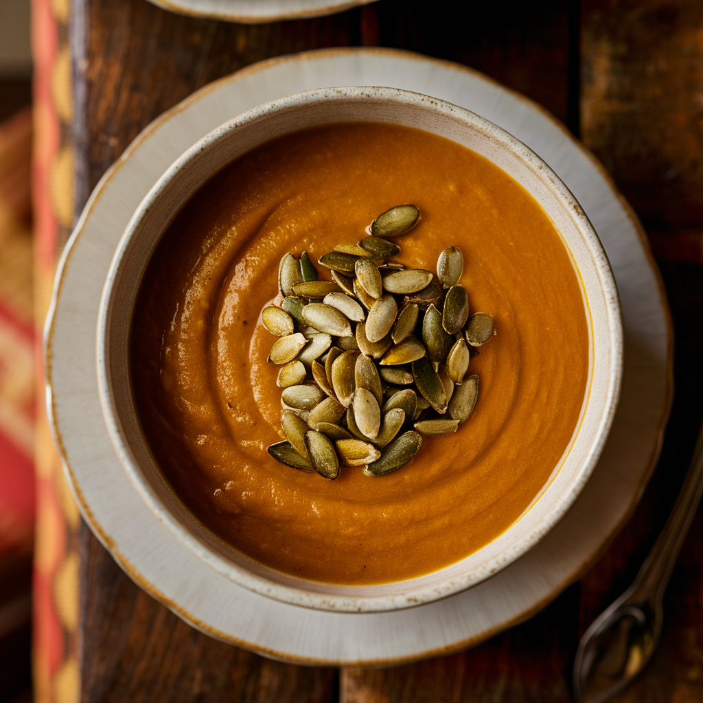Sopa Cremosa de Abóbora Low Carb